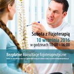 19809476 - physiotherapist in his practice, he explains a female patient the vertebral column and the emergence of back pain